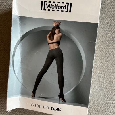 $200 New • WOLFORD  Merino Wool Tights M